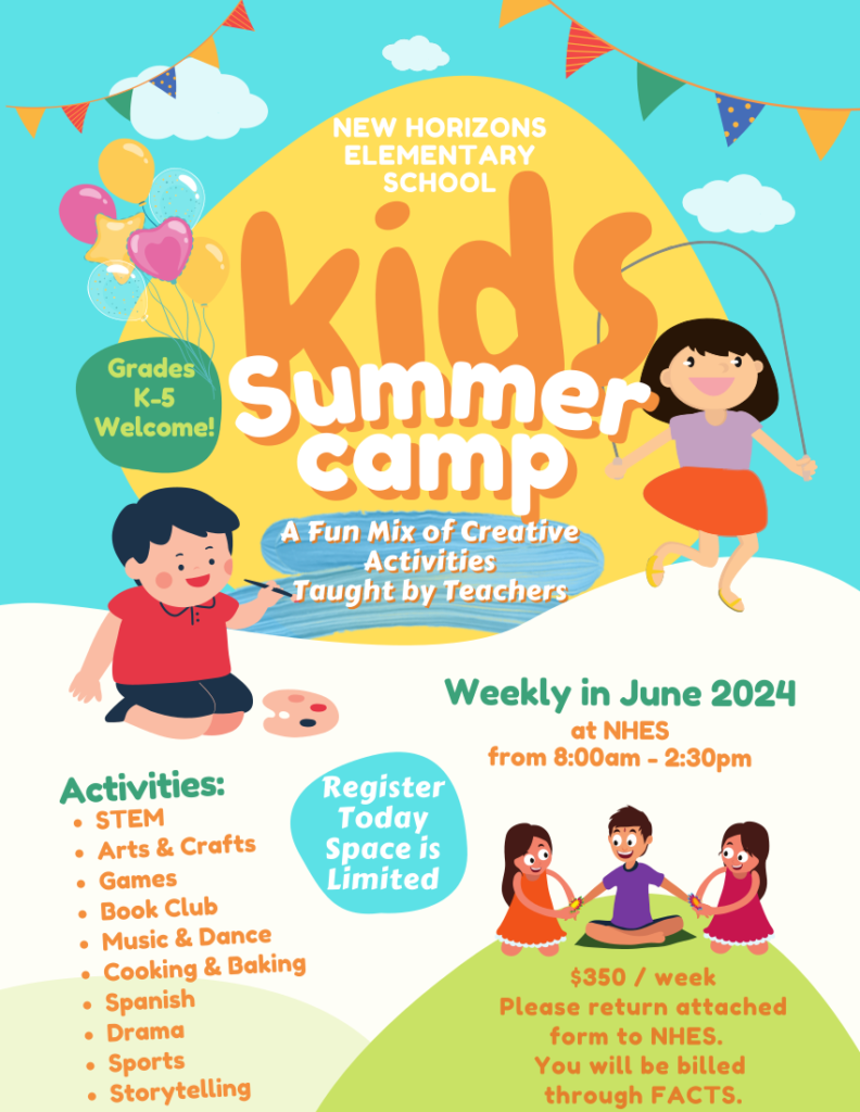 Summer Camps New Horizons Elementary School